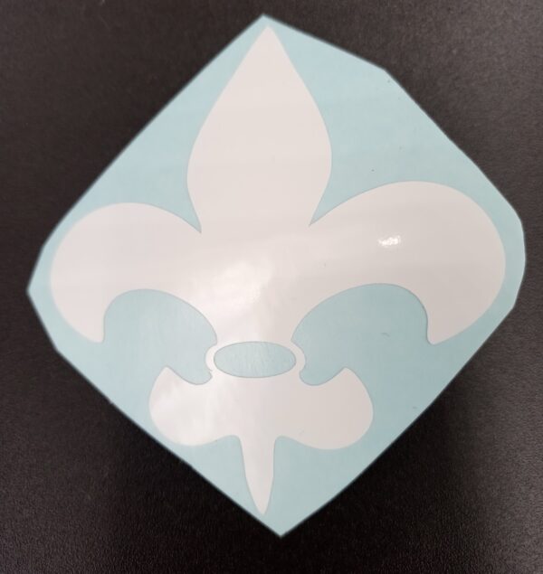 Fleur-De-Lis Adhesive Vinyl Decal French Symbol of Nobility Saints logo - Image 2